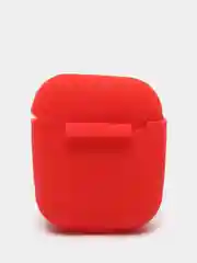 Красный силиконовый чехол для б/п наушников AirPods