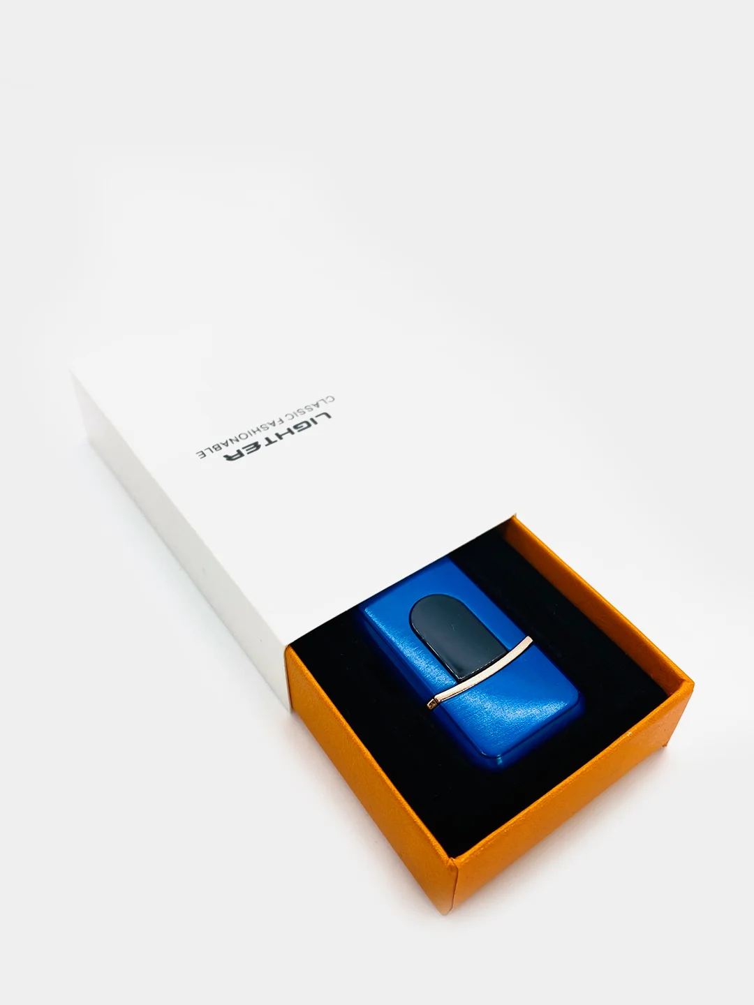 Синий зажигалка электронная металлическая USB зажигалка плазменная спираль зажигалка электронная