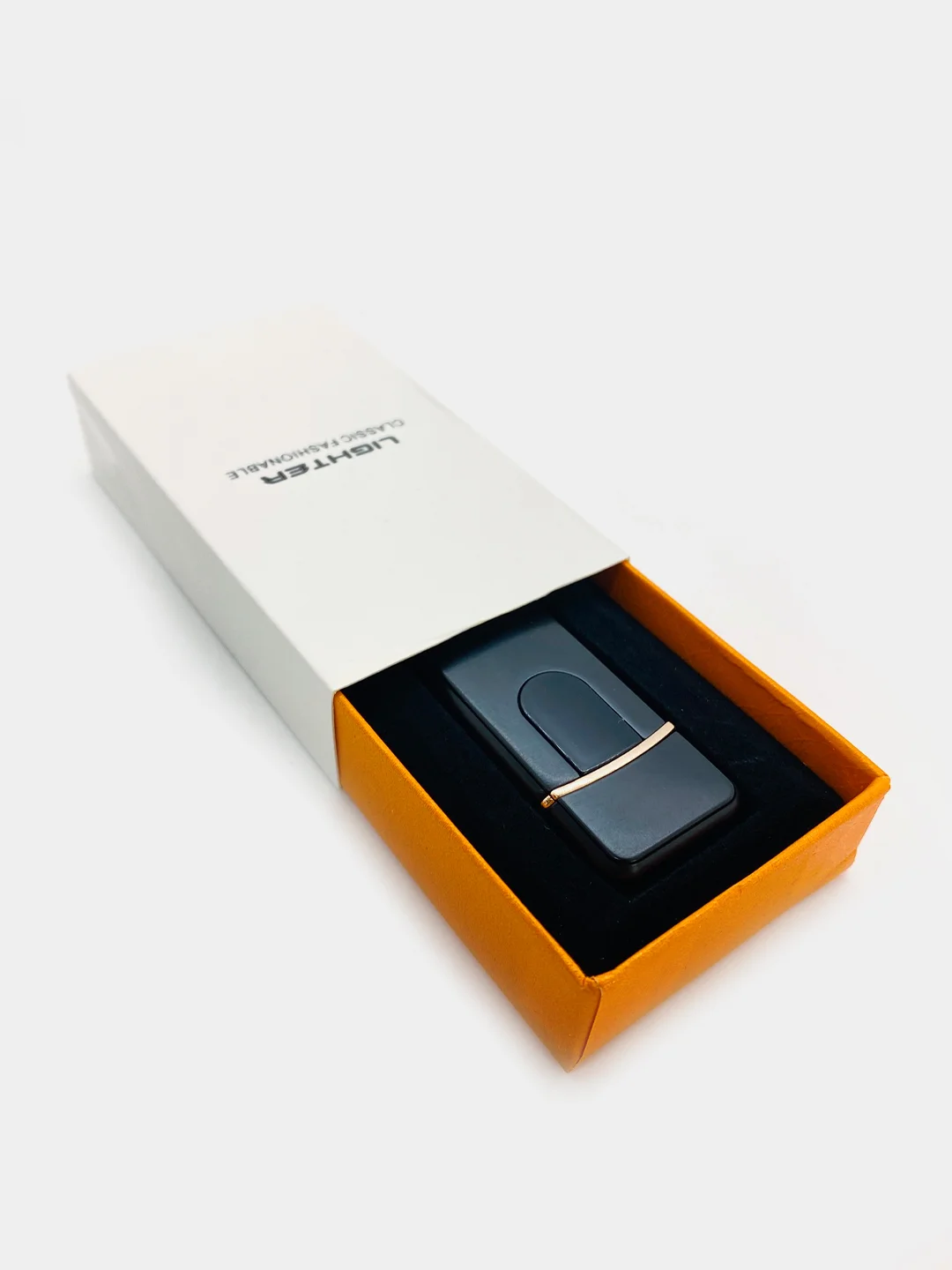 Черный зажигалка электронная металлическая USB зажигалка плазменная спираль зажигалка электронная