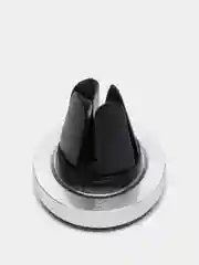 Серебряный магнитный держатель для телефона на дефлектор авто