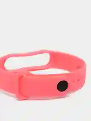Розовый спортивный ремешок для Xiaomi Mi Band 5 6 браслет силиконовый ксяоми ми банд фитнес часы
