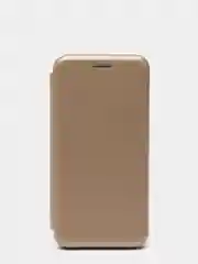 Золотой чехол-книжка на Xiaomi Redmi 6A, Сяоми Редми 6А