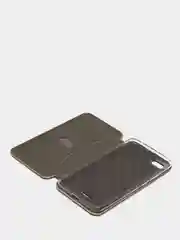 Золотой чехол-книжка на Xiaomi Redmi 6A, Сяоми Редми 6А