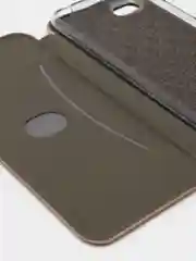 Золотой чехол-книжка на Xiaomi Redmi 6A, Сяоми Редми 6А