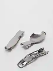 Серебряный складной набор столовых приборов