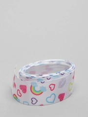 Лента атласная "Сердечки. Бантики", 2,5 см х 2 метра