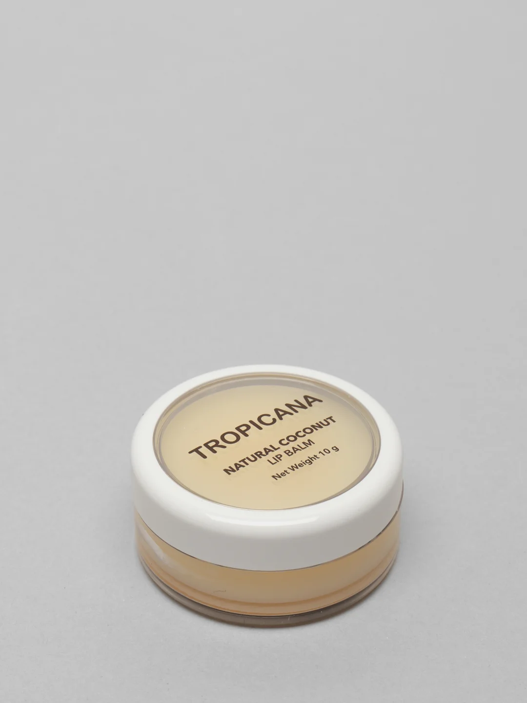 Бальзам для губ с кокосовым маслом "Кокос" Tropicana, 10 гр. / Тайская Косметика