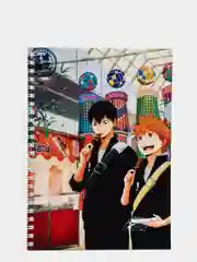 Тетрадь в клетку "HAIKYUU", 48 листов, на кольцах, с принтом