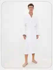 Белый махровый халат Wellness "Абсолют", удлиненный