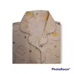 Желтый пижама женская с шортами, хлопок