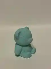 Мятный мишка из полимерной глины