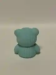 Мятный мишка из полимерной глины