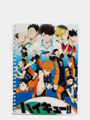 Тетрадь в клетку "HAIKYUU", 48 листов, на кольцах, с принтом