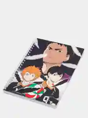 Тетрадь в клетку "HAIKYUU", 48 листов, на кольцах, с принтом