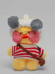 Белый мягкая игрушка Уточка / Собачка Лалафанфан (Lalafanfan Duck)