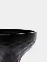 Чаша силиконовая с бортиком (Черная)