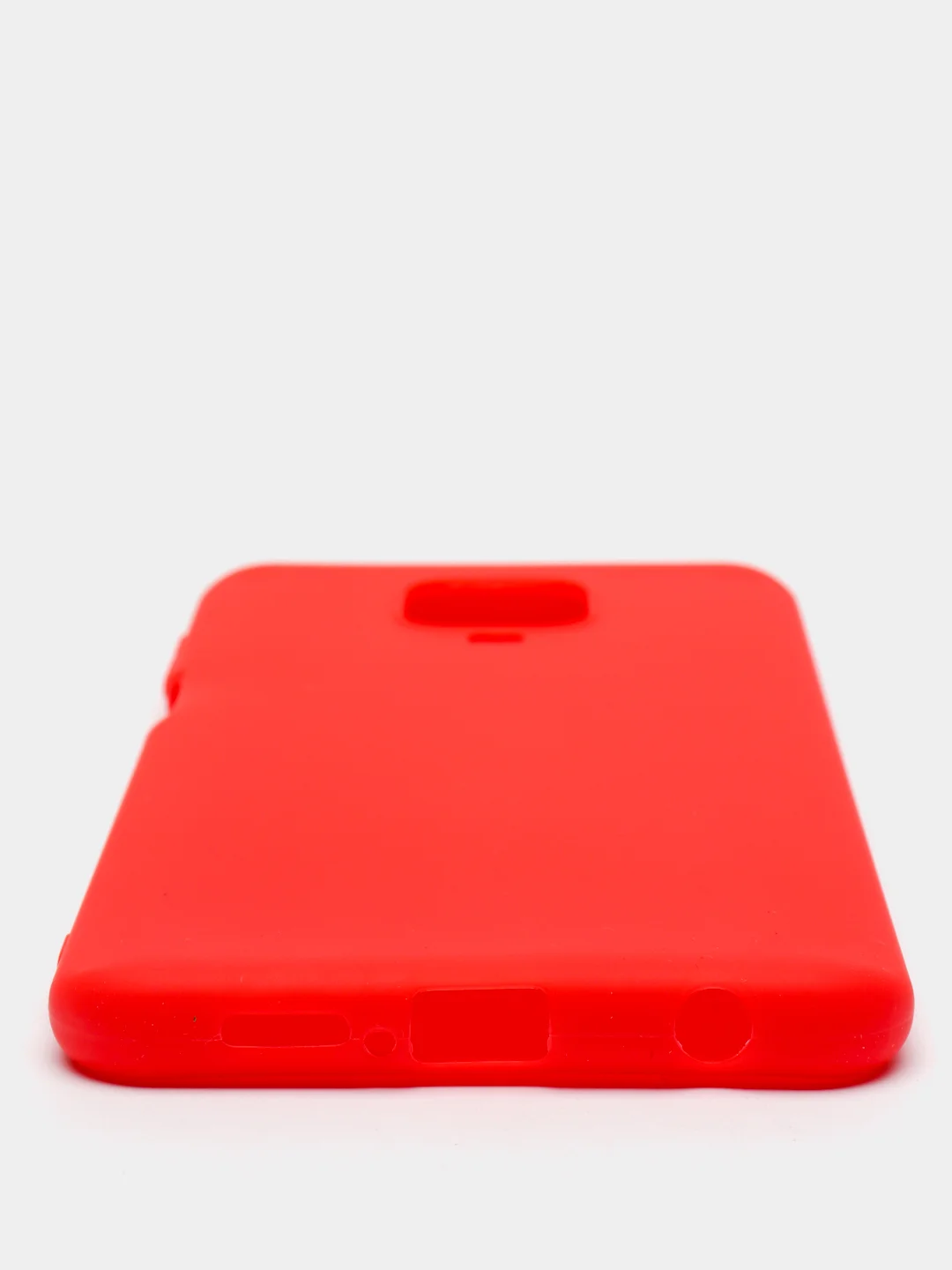 Красный чехол Xiaomi Redmi Note 9 Pro / Xiaomi Redmi Note 9s силиконовый