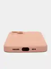 Пудровый чехол с защитой камеры и мягкой подкладкой для iPhone 13 / 13 Pro / 12 Pro, 12 Pro Max, 11