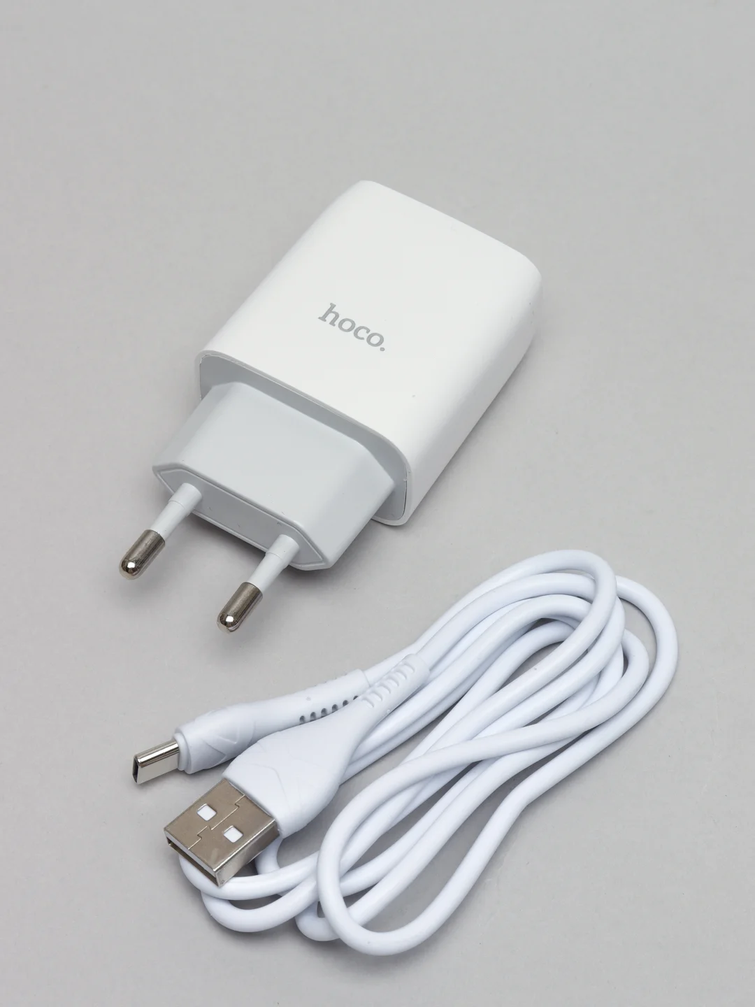 Cетевое зарядное устройство Hoco C72A, Micro-USB, Type-C, iPhone, 1 USB