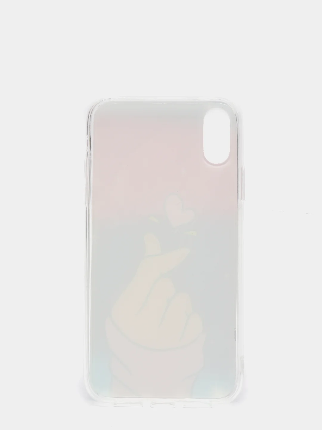 Пурпурный чехол Apple iPhone XR силиконовый с рисунком