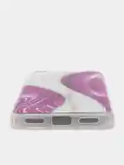 Фиолетовый чехол Xiaomi Redmi 7A, Сяоми Редми 7А силиконовый с мраморным рисунком