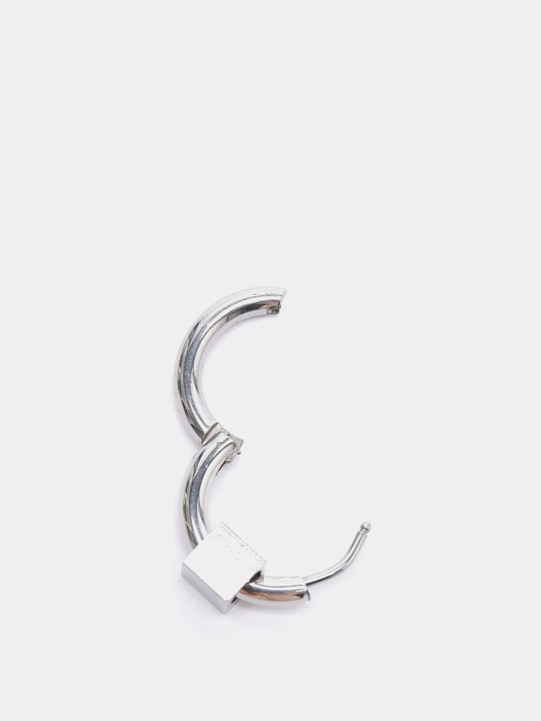 Серый серьги унисекс, 4 вида