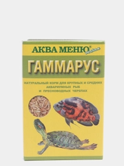 Корм АКВА МЕНЮ Гаммарус 11гр. для аквариумных рыб и других водных животных