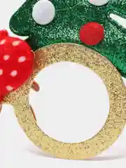 Бордовый очки новогодние