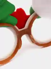 Бордовый очки новогодние