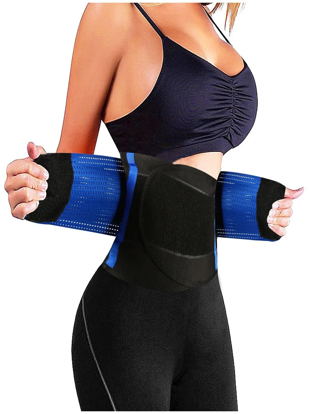 Желтый утягивающий пояс-корсет из неопрена для похудения Hot Shapers Belt Power