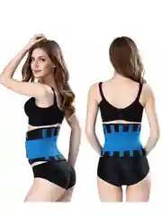 Желтый утягивающий пояс-корсет из неопрена для похудения Hot Shapers Belt Power