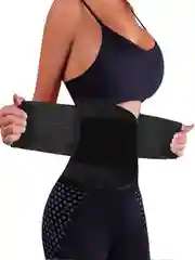 Желтый утягивающий пояс-корсет из неопрена для похудения Hot Shapers Belt Power