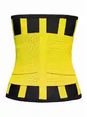 Желтый утягивающий пояс-корсет из неопрена для похудения Hot Shapers Belt Power