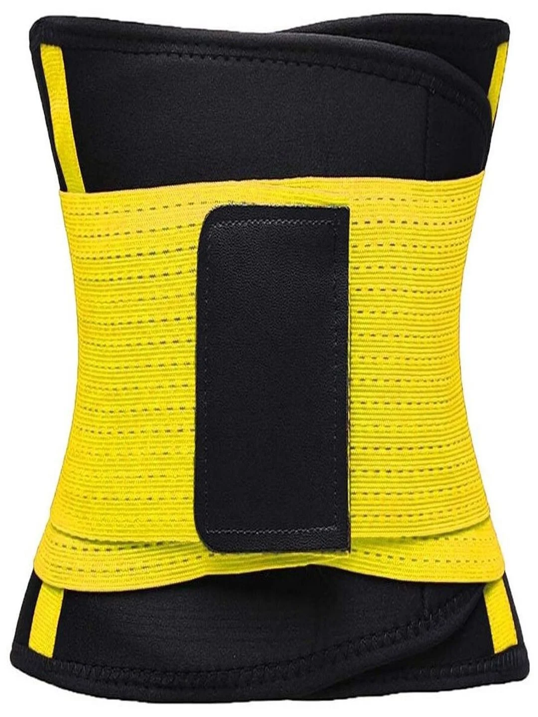 Желтый утягивающий пояс-корсет из неопрена для похудения Hot Shapers Belt Power