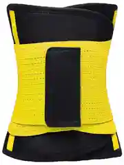 Желтый утягивающий пояс-корсет из неопрена для похудения Hot Shapers Belt Power