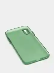 Голубой чехол для iPhone 11, 7, 8, 7+, 8+, XR, 12, 12 Pro, 13, 13 Pro  матовый, мягкий
