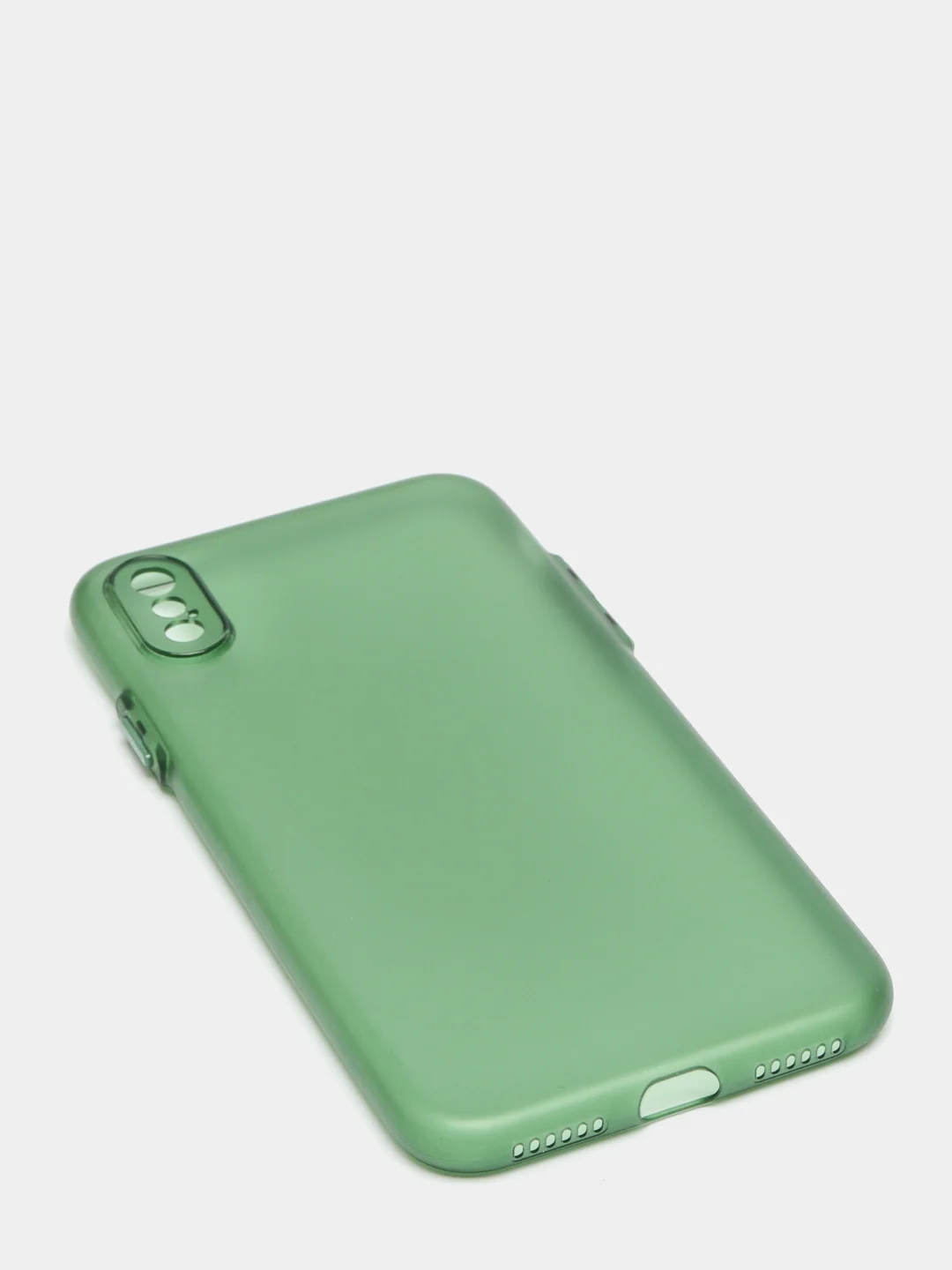 Голубой чехол для iPhone 11, 7, 8, 7+, 8+, XR, 12, 12 Pro, 13, 13 Pro  матовый, мягкий