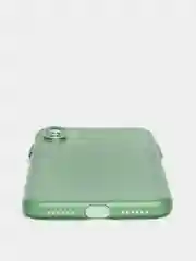Голубой чехол для iPhone 11, 7, 8, 7+, 8+, XR, 12, 12 Pro, 13, 13 Pro  матовый, мягкий