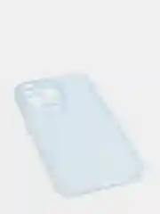 Голубой чехол для iPhone 11, 7, 8, 7+, 8+, XR, 12, 12 Pro, 13, 13 Pro  матовый, мягкий