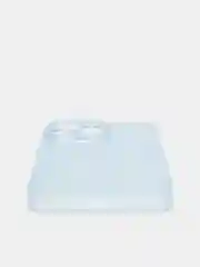 Голубой чехол для iPhone 11, 7, 8, 7+, 8+, XR, 12, 12 Pro, 13, 13 Pro  матовый, мягкий