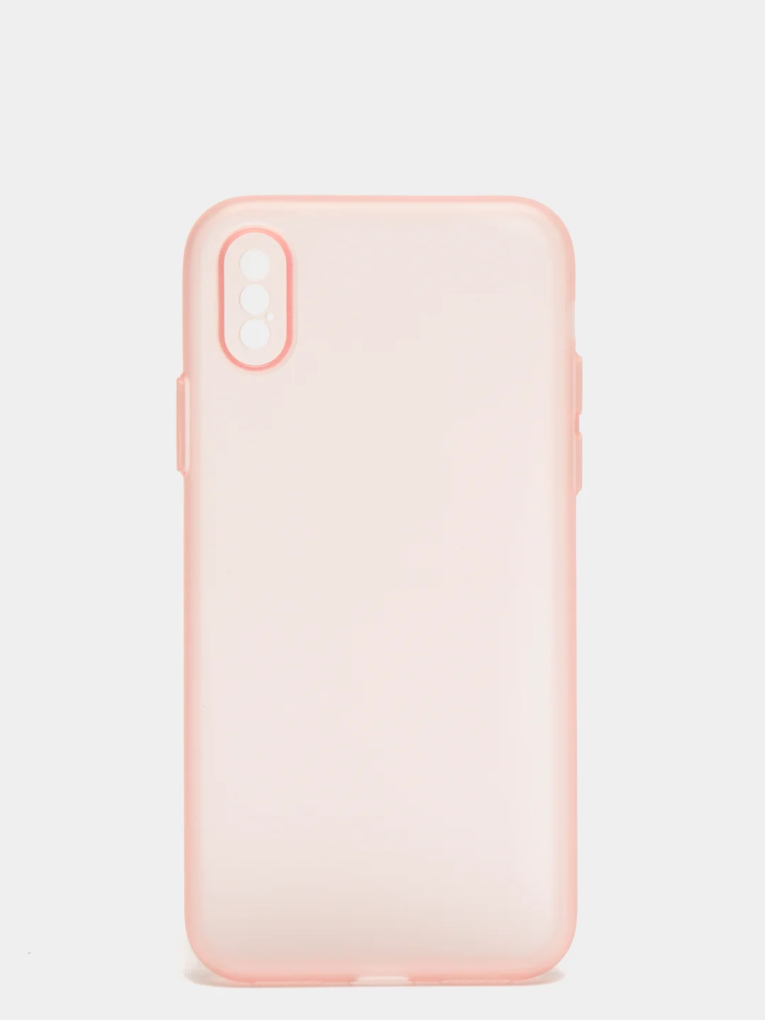 Розовый чехол для iPhone 11, 7, 8, 7+, 8+, XR, 12, 12 Pro, 13, 13 Pro  матовый, мягкий