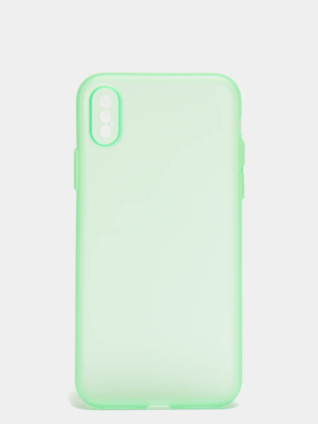 Мятный чехол для iPhone 11, 7, 8, 7+, 8+, XR, 12, 12 Pro, 13, 13 Pro  матовый, мягкий