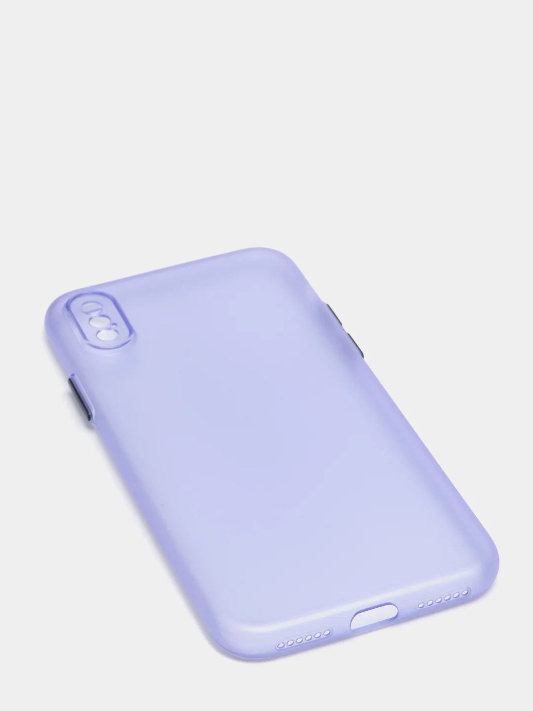 Лавандовый чехол для iPhone 11, 7, 8, 7+, 8+, XR, 12, 12 Pro, 13, 13 Pro  матовый, мягкий