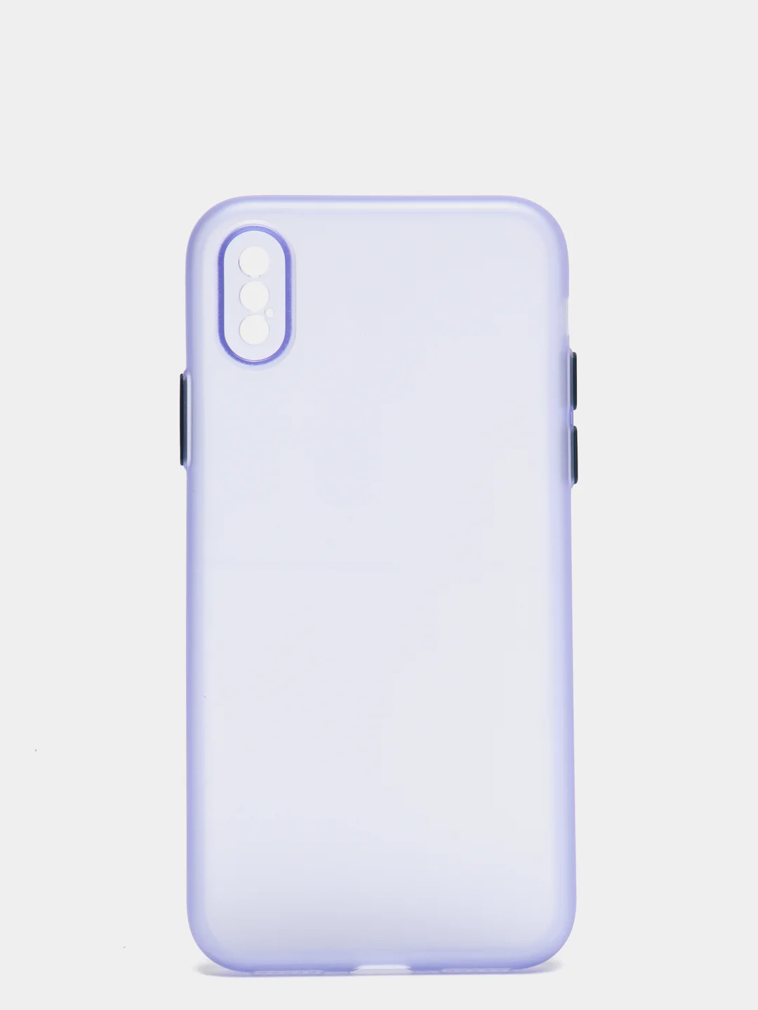 Лавандовый чехол для iPhone 11, 7, 8, 7+, 8+, XR, 12, 12 Pro, 13, 13 Pro  матовый, мягкий