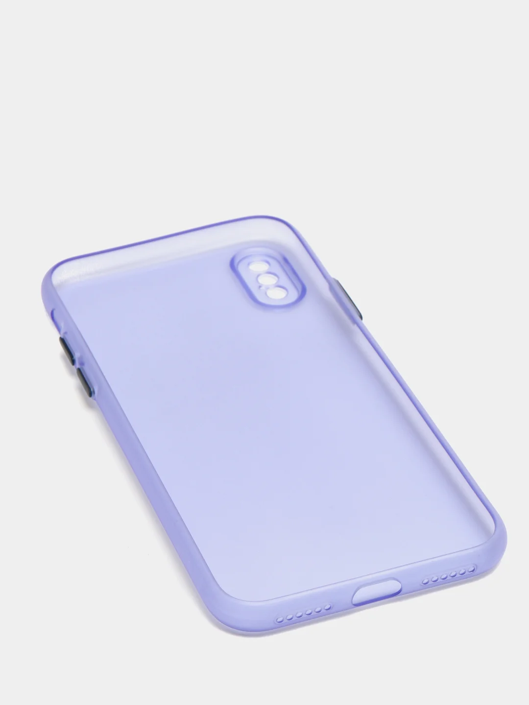 Лавандовый чехол для iPhone 11, 7, 8, 7+, 8+, XR, 12, 12 Pro, 13, 13 Pro  матовый, мягкий