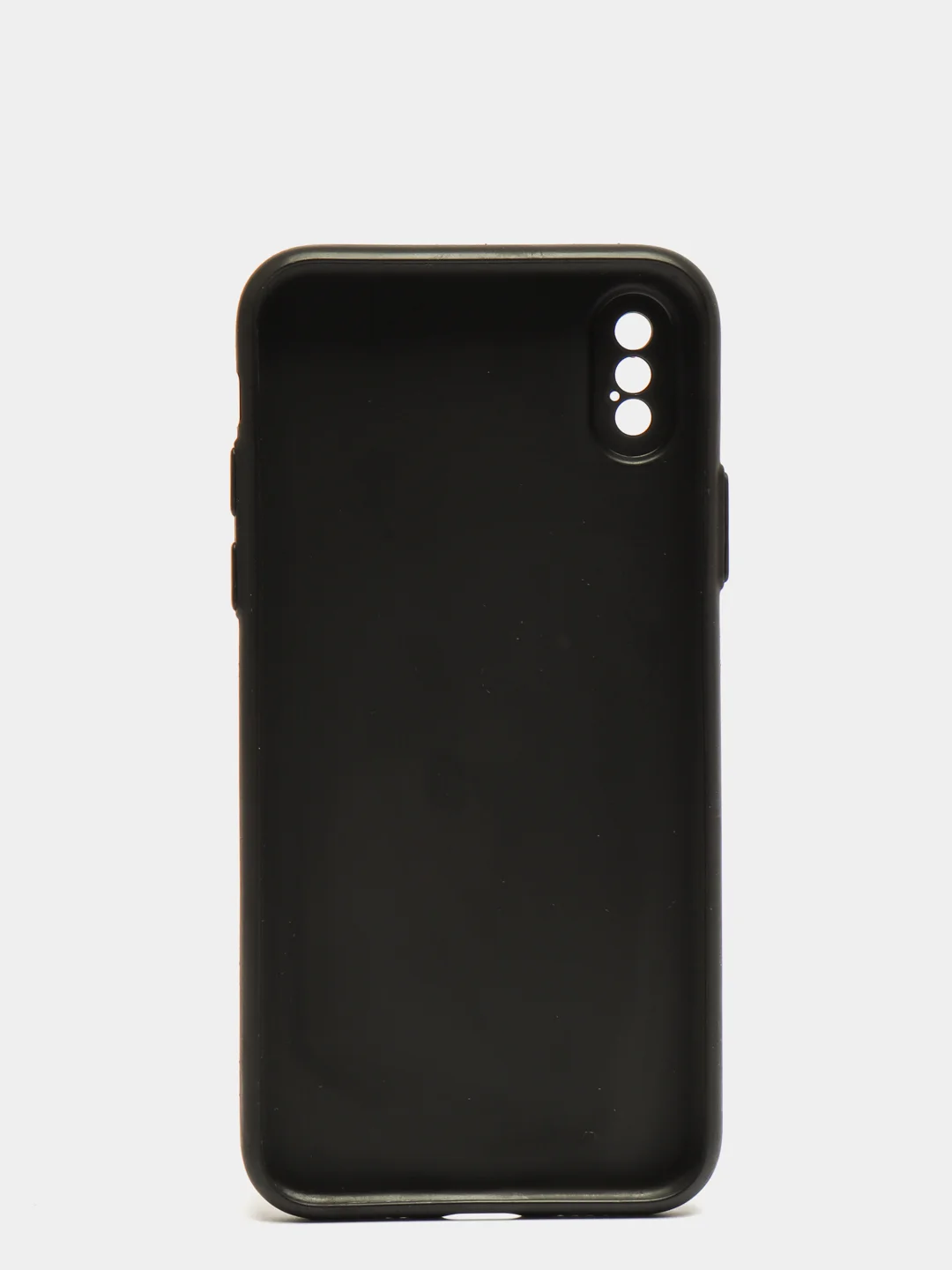 Черный чехол для iPhone 11, 7, 8, 7+, 8+, XR, 12, 12 Pro, 13, 13 Pro  матовый, мягкий