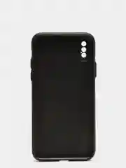 Черный чехол для iPhone 11, 7, 8, 7+, 8+, XR, 12, 12 Pro, 13, 13 Pro  матовый, мягкий