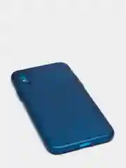 Темно-синий чехол для iPhone 11, 7, 8, 7+, 8+, XR, 12, 12 Pro, 13, 13 Pro  матовый, мягкий