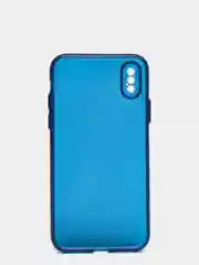 Темно-синий чехол для iPhone 11, 7, 8, 7+, 8+, XR, 12, 12 Pro, 13, 13 Pro  матовый, мягкий