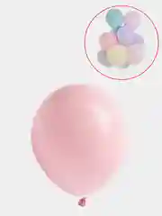 Розовый воздушный шар Макарун, Макарон, 10 шт